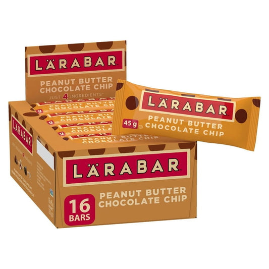 Larabar Peanut Butter Chocolate Chip Bars, 720 g, 16 Count