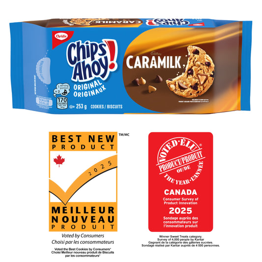 Chips Ahoy Crunchy Caramilk Cookies 253g