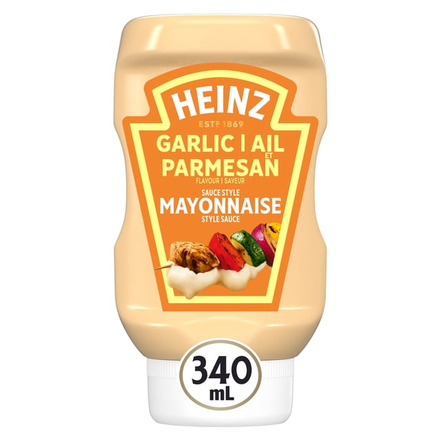 Heinz Garlic Parmesan Mayonnaise Style Sauce, 340 g