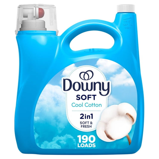 Downy 2 in 1 Soft and Fresh Cool Cotton Liquid Fabric Softener, 4203 g