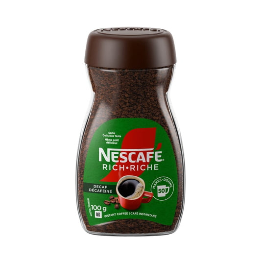 NESCAFE Rich Decaffeinated Instant Coffee, 100 g