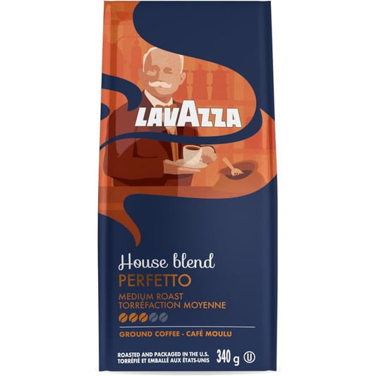 Lavazza Perfetto House Blend Ground Drip Coffee 340g, 340 g