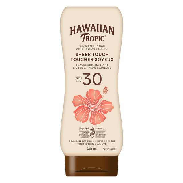 Hawaiian Tropic Sheer Touch SPF 30 Lotion Sunscreen, 240 g