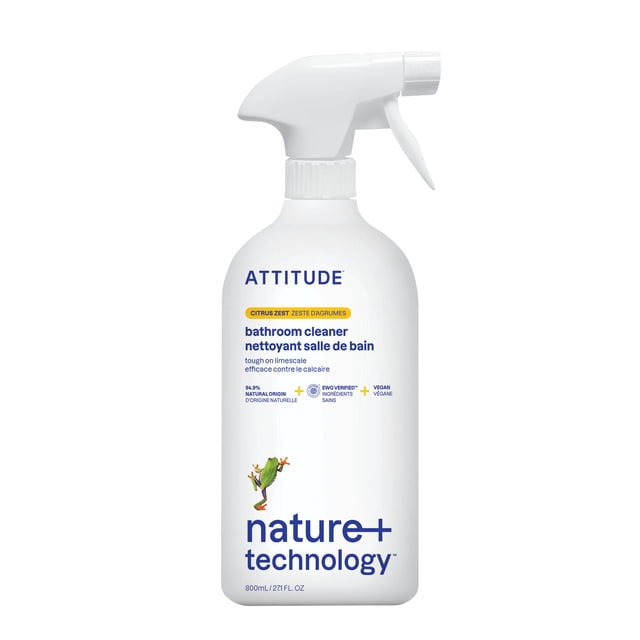 Attitude Citrus Zest Bathroom Cleaner, 800 g