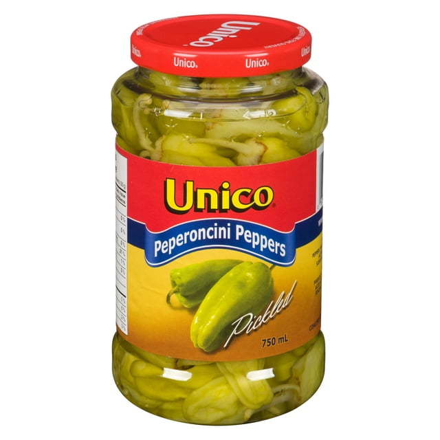 Unico Pepperoncini Hot Peppers, 750 g