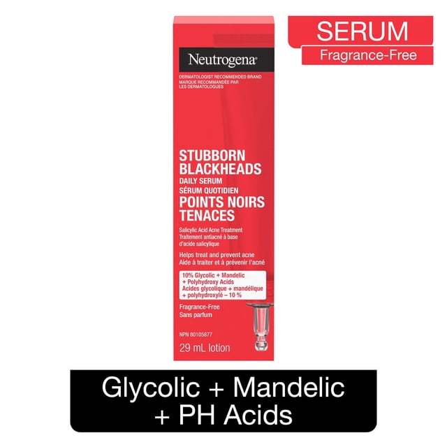 Neutrogena Stubborn Blackheads AHA Daily Serum, 30 g