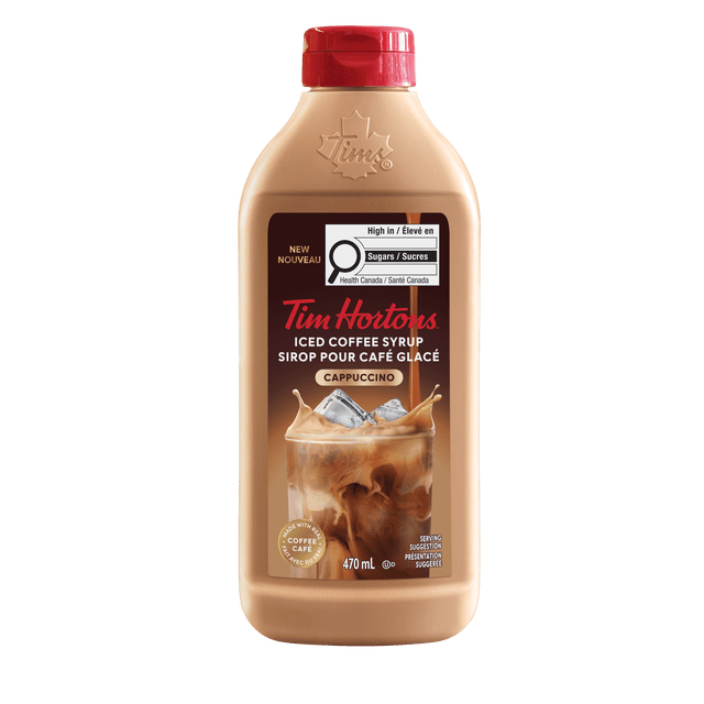 Tim Hortons Iced Coffee Syrup Cappuccino 470mL