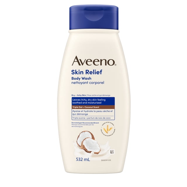 Aveeno Skin Relief Gentle Coconut Body Wash, 532 g