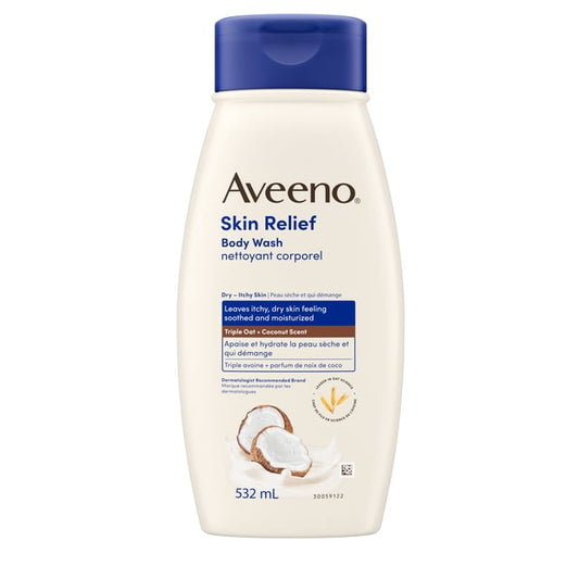 Aveeno Skin Relief Gentle Coconut Body Wash, 532 g
