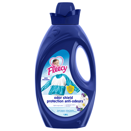 Fleecy Odor Shield Fresh Breeze Liquid Fabric Softener, 1360 g