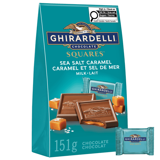 Ghirardelli Milk Chocolate Caramel Sea Salt Bar 138g