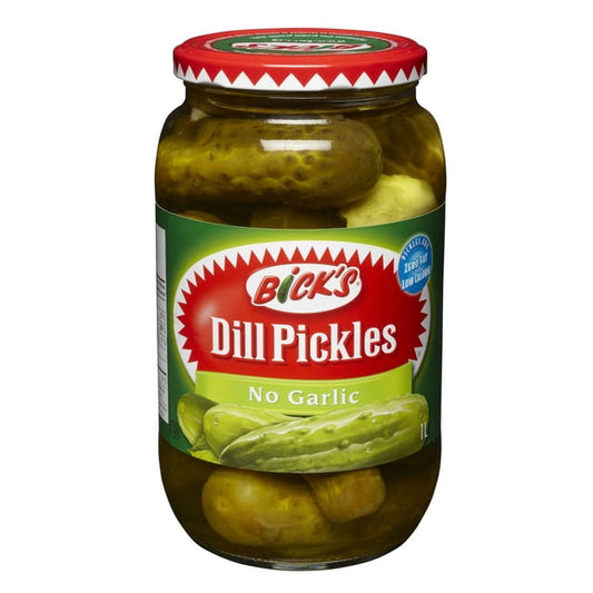 Bick's No Garlic Dill Pickles, 1000 g