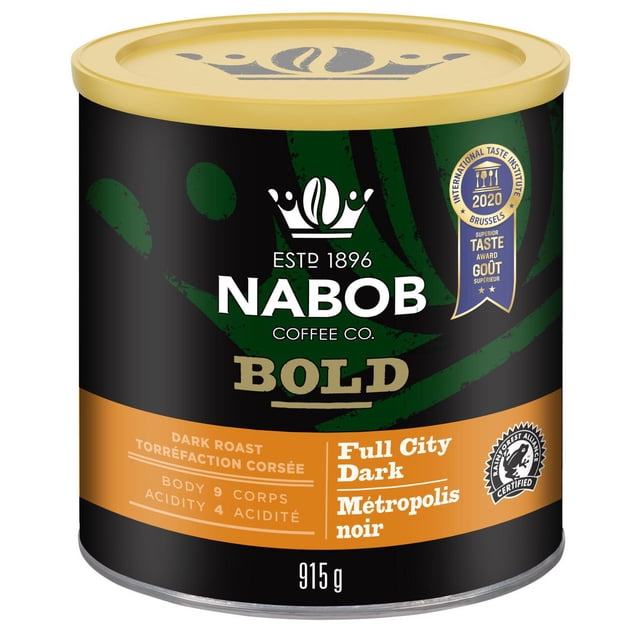 Nabob Full City Dark Ground Coffee 915g, 915 g