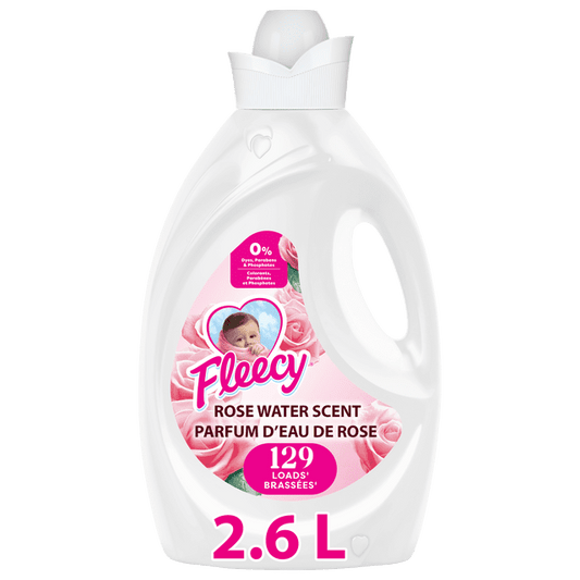 Fleecy Pure Balance Rose Water Concentrated Fabric Softener, 2600 g