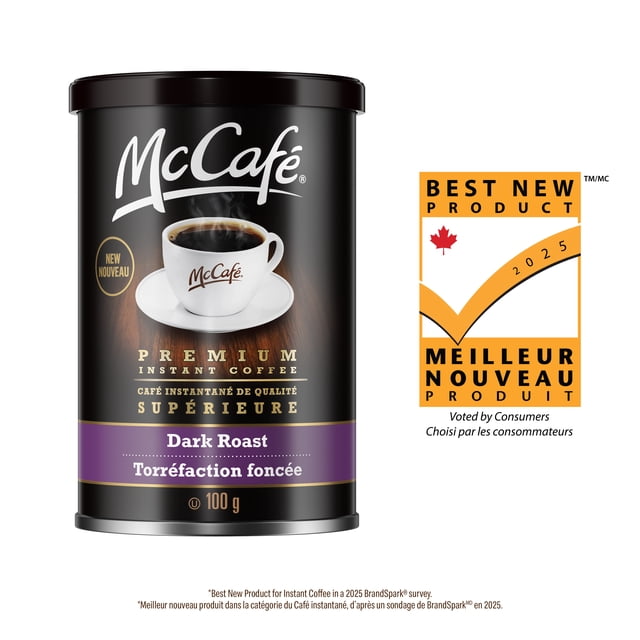 McCafe Premium Dark Roast Instant Coffee, 100 g
