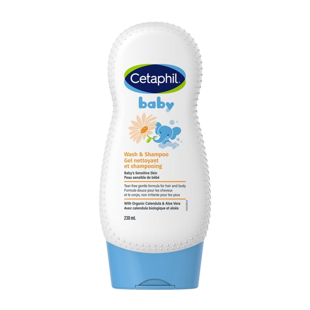 Cetaphil Baby Calendula Small Size Wash & Shampoo, 230 g