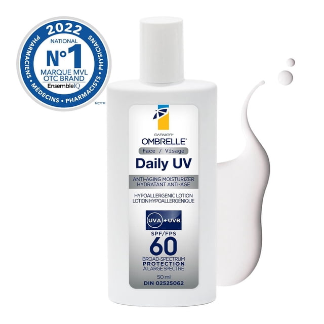 Ombrelle Daily UV Anti-Aging Face SPF 60 Sunscreen, 50 g