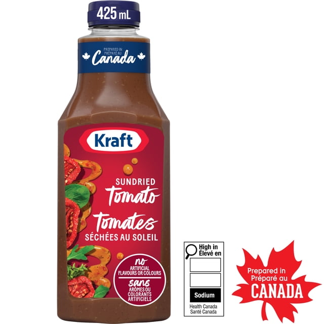 Kraft Sundried Tomato & Oregano Salad Dressing, 425 g