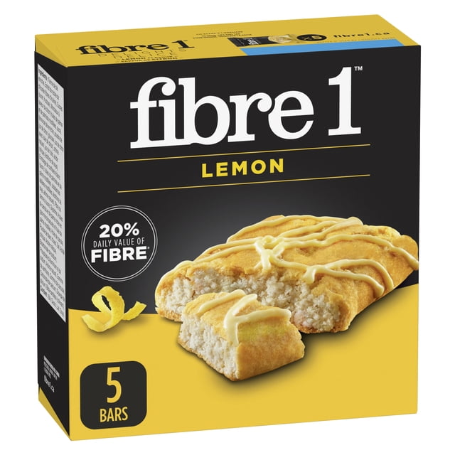 Fibre 1 Delights Lemon Cereal Bars, 175 g, 5 Count