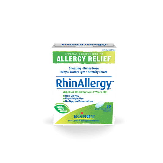 Boiron RhinAllergy 60ct Tablets, 55 g, 60 Count