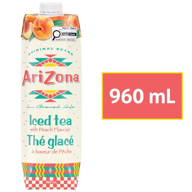 AriZona Iced Tea with Peach Flavour 960 mL
