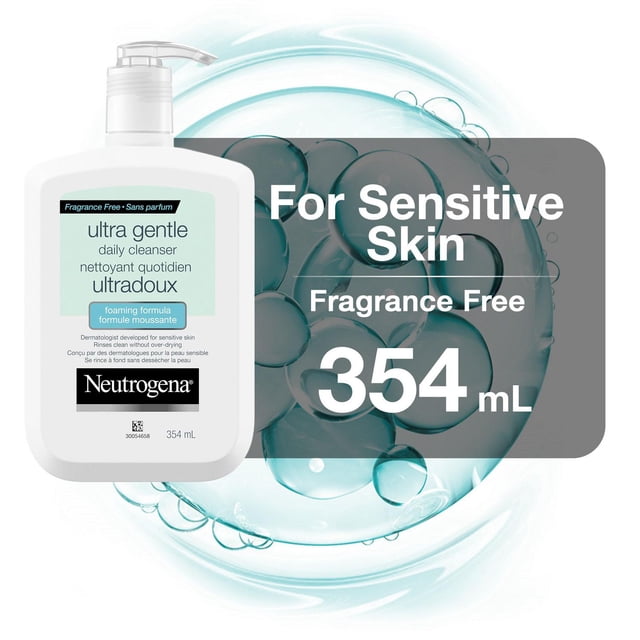 Neutrogena Ultra Gentle Foaming Mid Size Facial Cleanser, 354 g