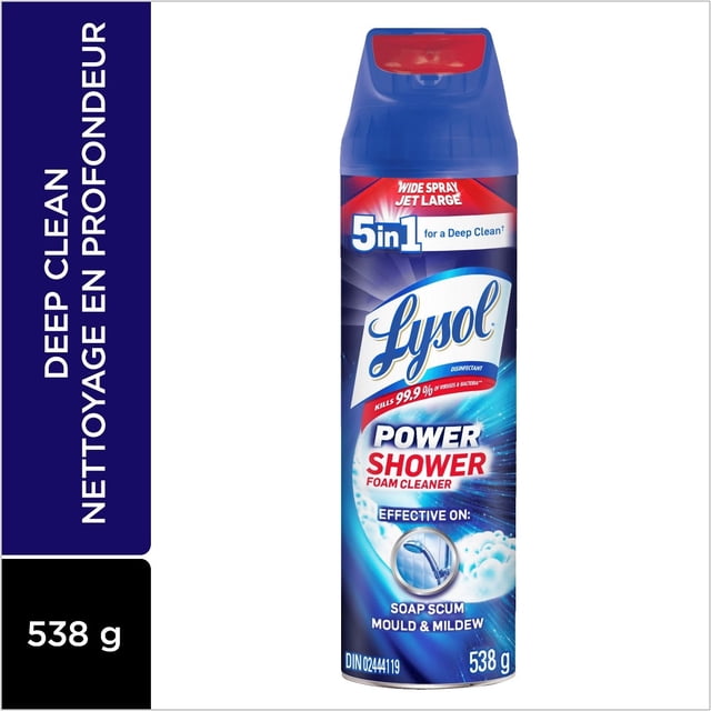 Lysol Power Shower Foam Cleaner, 538 g