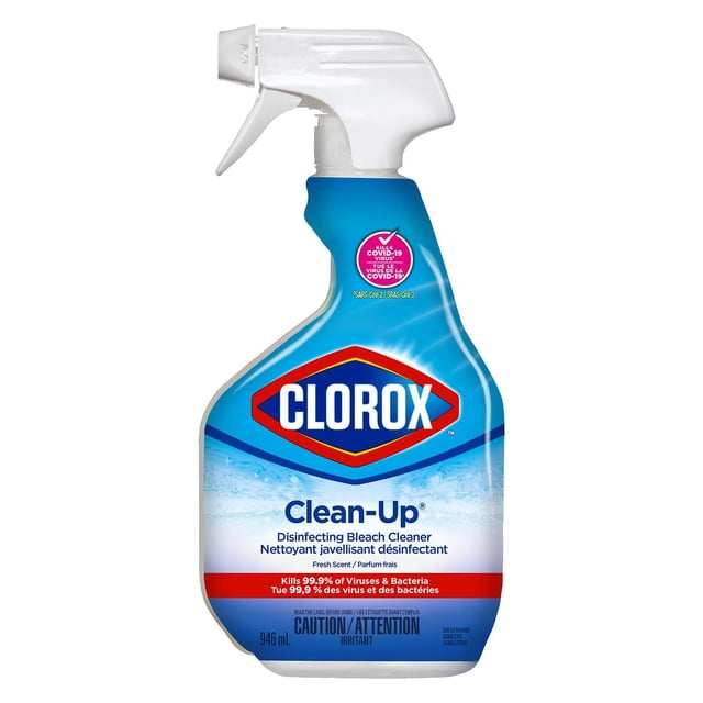 Clorox Clean-Up Disinfecting Bleach Fresh Cleaner Spray, 946 g