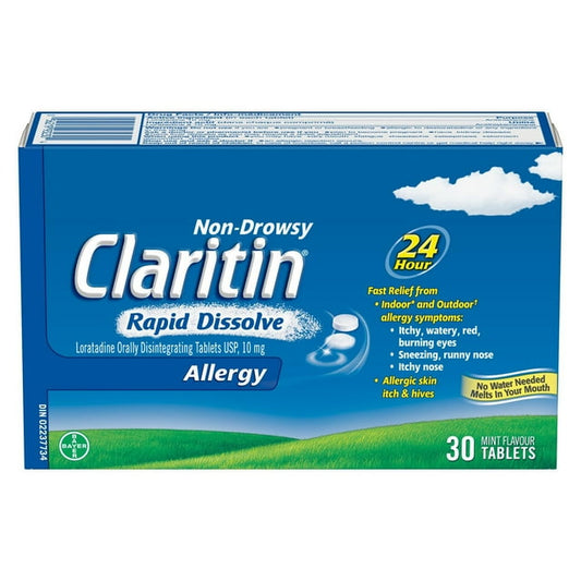 Claritin Rapid Dissolve 10mg 30ct Tablets, 40 g, 30 Count