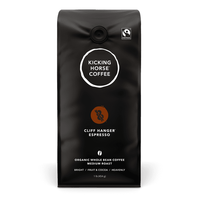 Kicking Horse Cliff Hanger Espresso Whole Bean Coffee 454g, 454 g