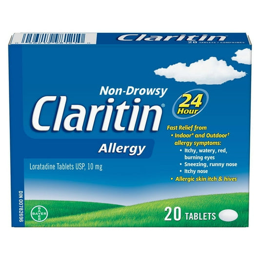 Claritin 24-Hour 10mg 20ct Tablets, 35 g, 20 Count