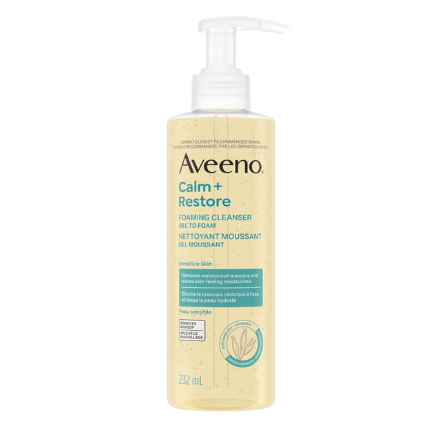 Aveeno Calm + Restore Foaming Cleanser, 180 g