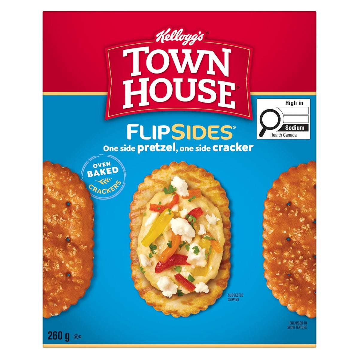 Town House FlipSides Original Crackers 260g