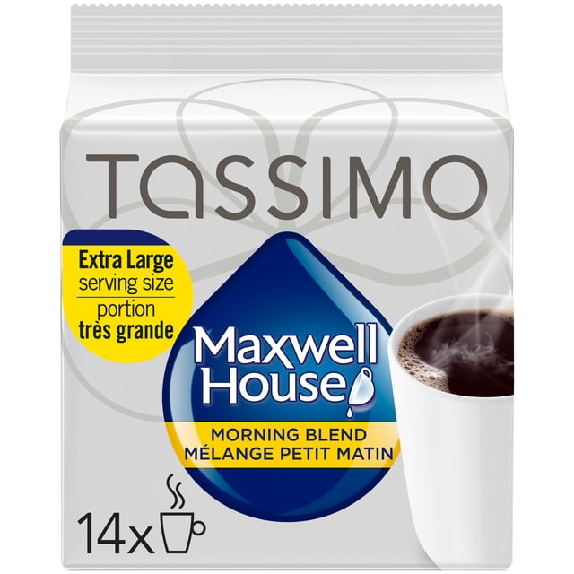 Tassimo Maxwell House Morning Blend Single Serve T-Discs 14ct, 123 g, 14 Count