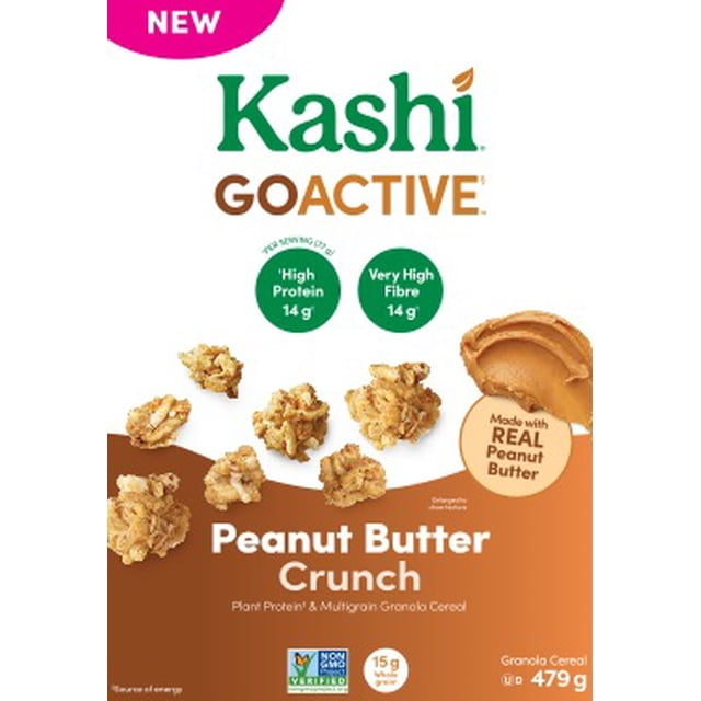 Kashi GoActive Peanut Butter Crunch Granola Cereal, 479 g