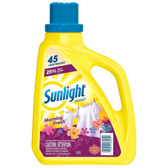 Sunlight Morning Fresh Concentrated Liquid Laundry Detergent, 1840 g