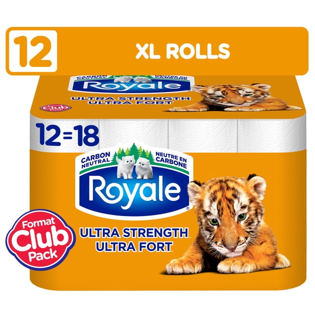 Royale Ultra Strength Value Pack Paper Towels, 1800 g, 12 Count