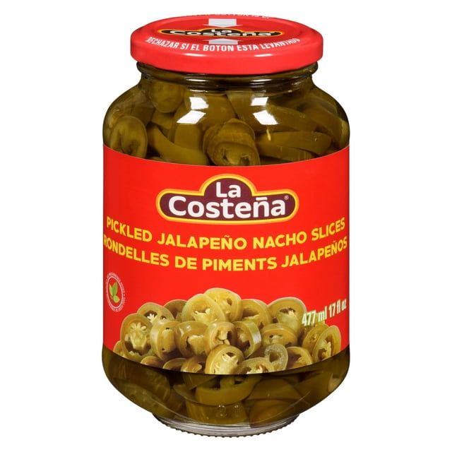 La Costena Pickled Jalapeno Nacho Slices Peppers, 503 g