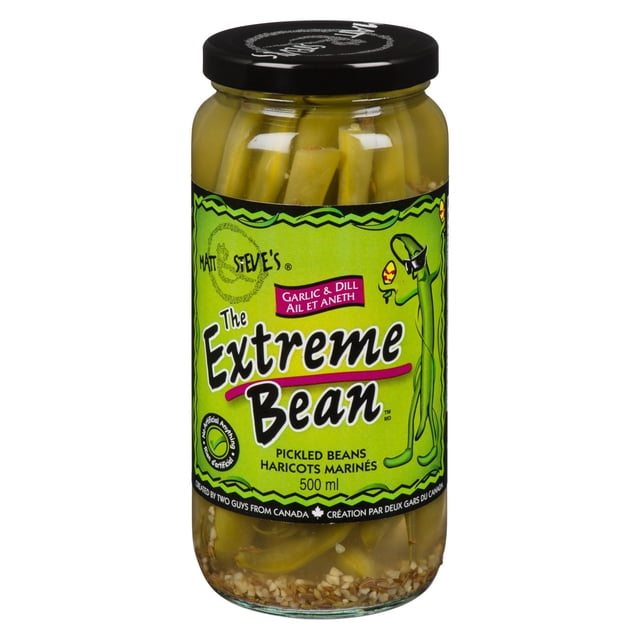 The Extreme Bean Garlic and Dill Pickled Beans, 500 g