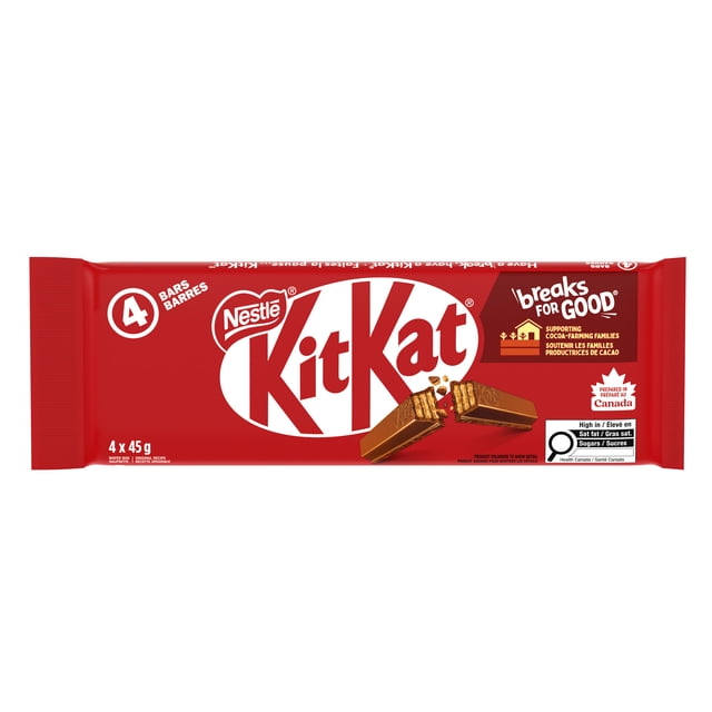 KITKAT Milk Chocolate Wafer Bars 180g