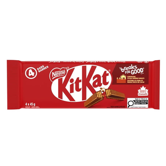 KITKAT Milk Chocolate Wafer Bars 180g