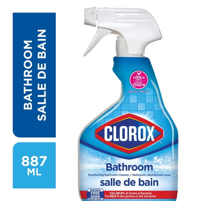 Clorox Disinfecting Bathroom Cleaner Spray, 887 g