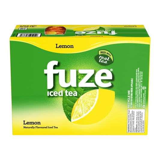 Fuze Lemon Iced Tea Cans 341 mL - 12 Pack