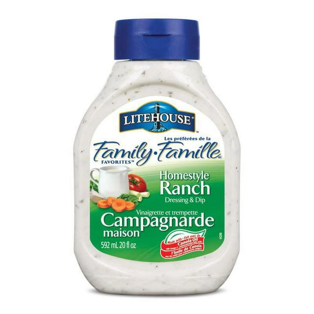 Litehouse Family Favorites Homestyle Ranch Dressing & Dip, 592 g