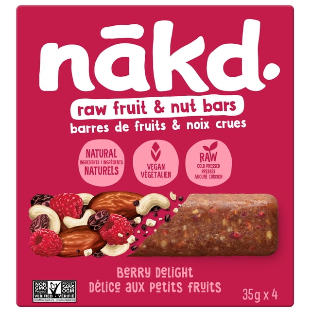 Nakd Berry Delight Multipack, 140 g, 4 Count