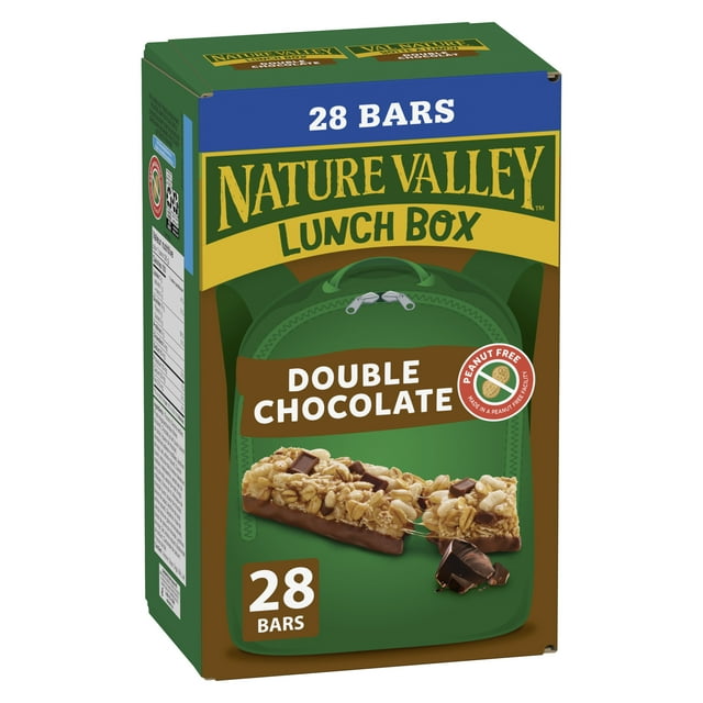 Nature Valley Lunchbox Double Chocolate Kids Snacks Value Pack Granola Bars, 726 g, 28 Count