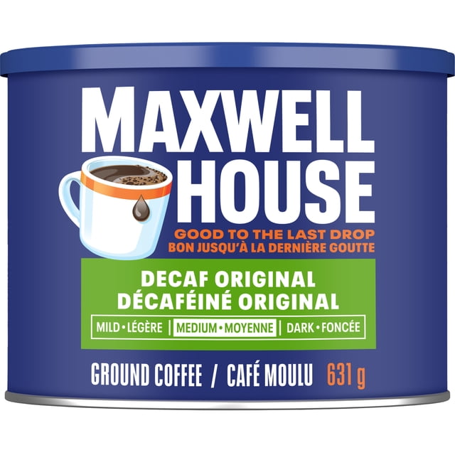 Maxwell House Decaf Ground Coffee 631g, 631 g