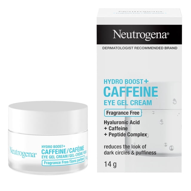 Neutrogena Hydro Boost+ Caffeine Eye Gel Cream, 14 g
