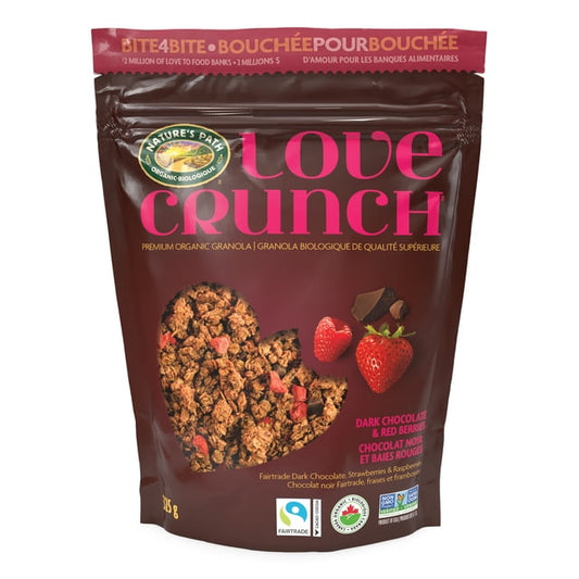 Nature's Path Organic Dark Chocolate & Red Berries Love Crunch Granola, 325 g