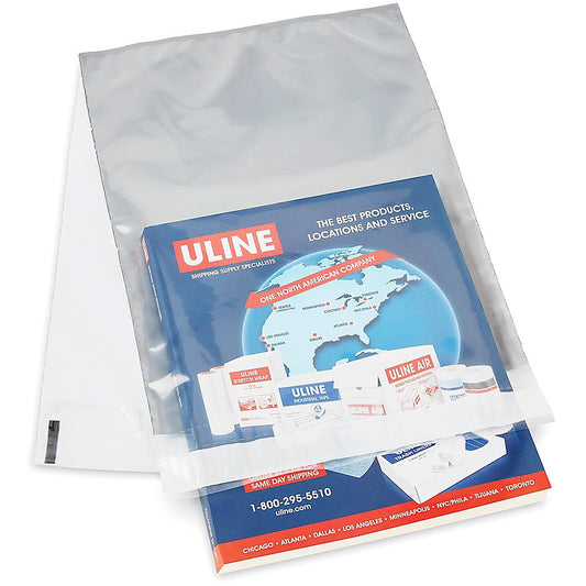 Clear View Poly Mailers - 10 x 13" (Pack of 100)